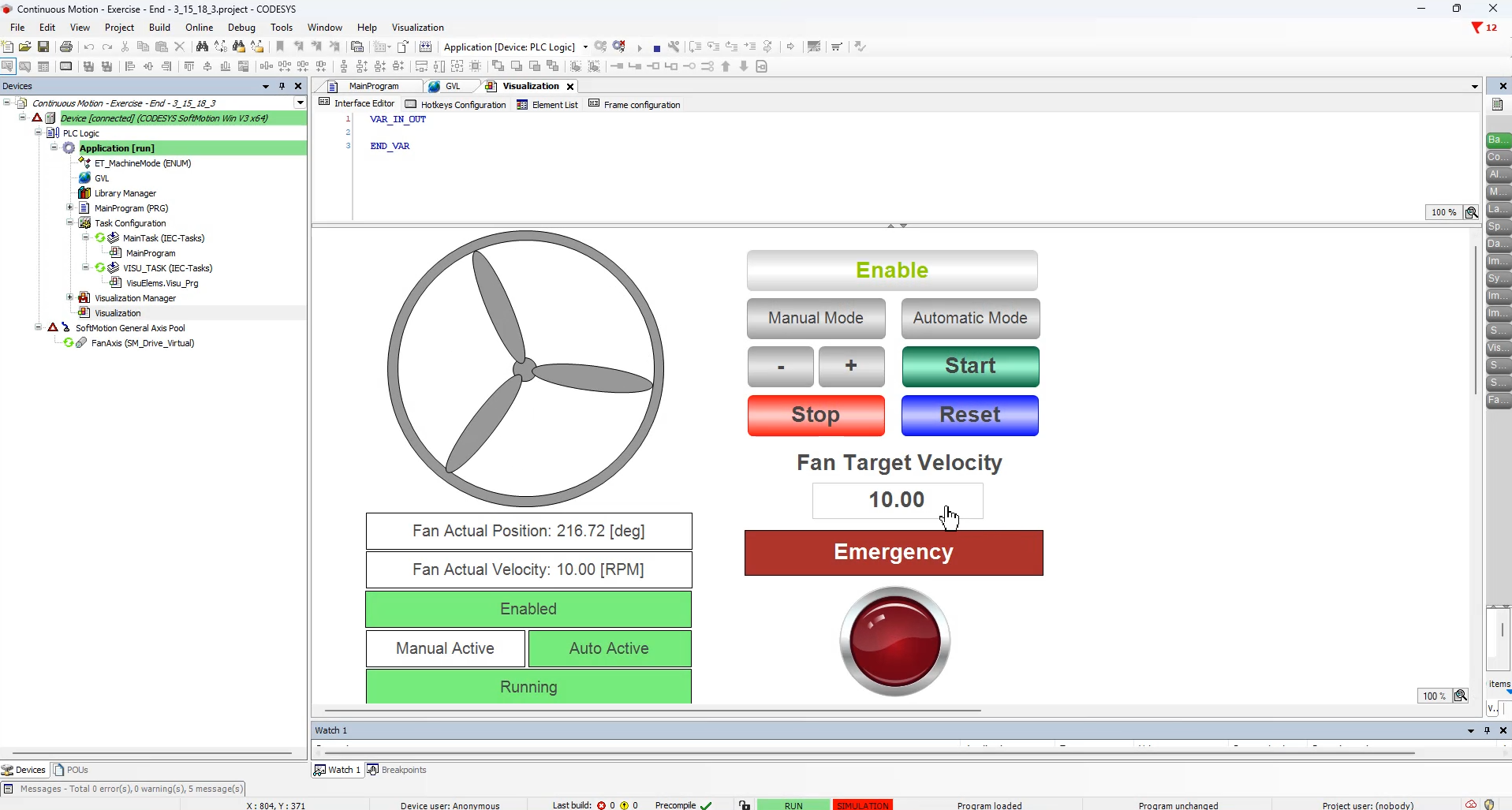 Fan Continuous Motion Control thumbnail